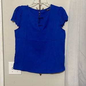 Blue Shein blouse